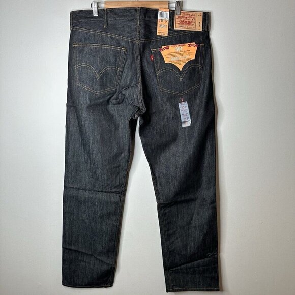 Vintage 90s 501 XX Levis Shrink To Fit Deadstock Raw Jeans 40x34 NWT Made in USA - Picture 13 of 14